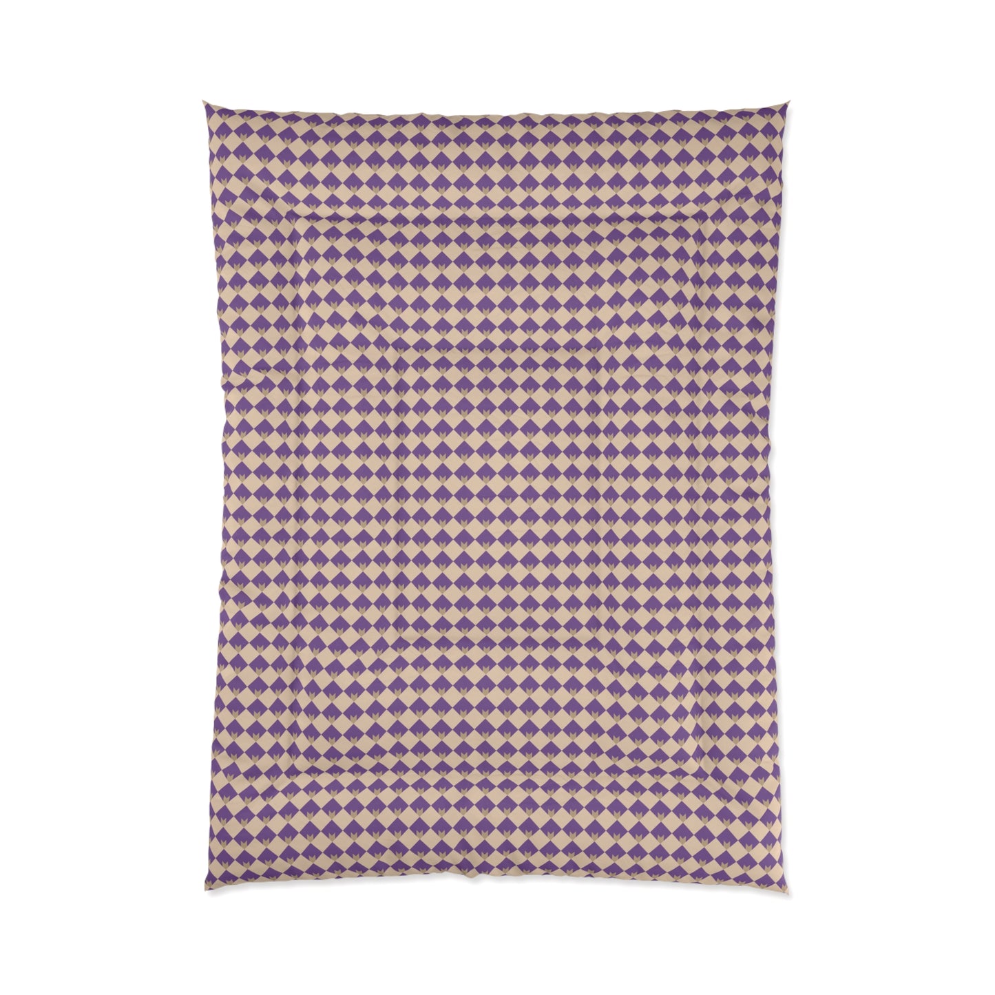 Diamond Bloom-Amethyst & Cream Comforter