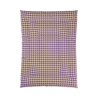 Diamond Bloom-Amethyst & Cream Comforter
