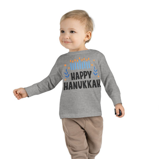 Happy Hanukkah 5 Toddler Long Sleeve Tee