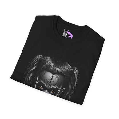 Creepy Girl Doll Adult T-shirt