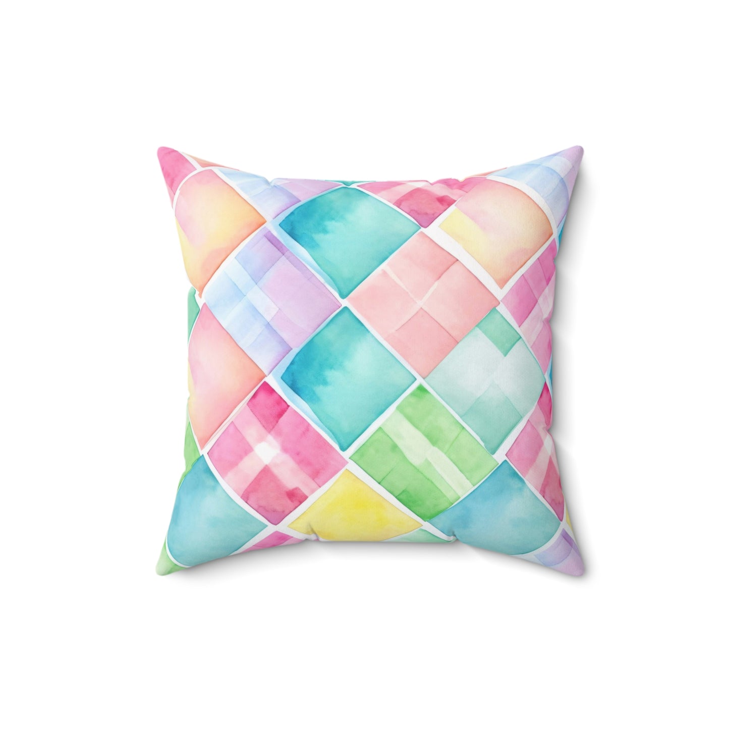 Watercolor Weave Throw Pillow