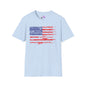 Gun Flag Adult T-shirt