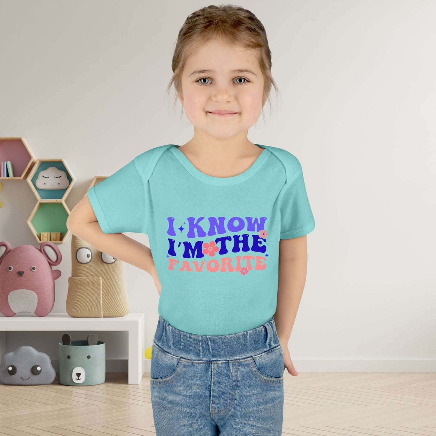 I Know I'm The Favorite Infant Baby Rib Bodysuit