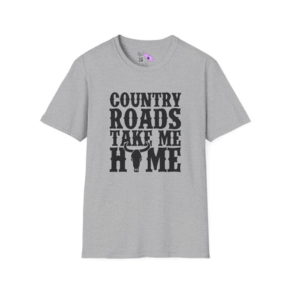 Country Roads Take Me Home Adult T-shirt