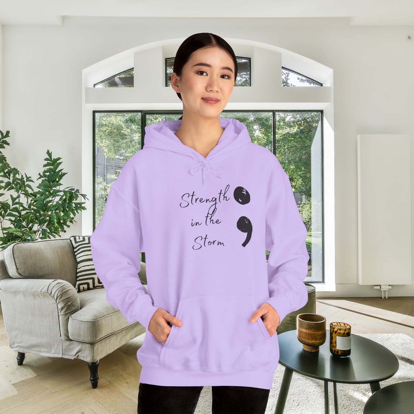 Strength In The Storm Heavy Blend™ Hooded Sweatshirt