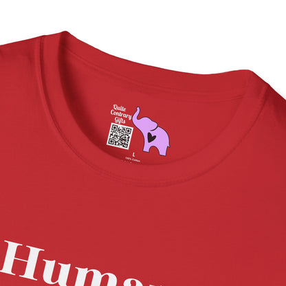 Humans Didn't Claw Their Way To The Top of The Food Chain To Eat Salad Adult T-shirt