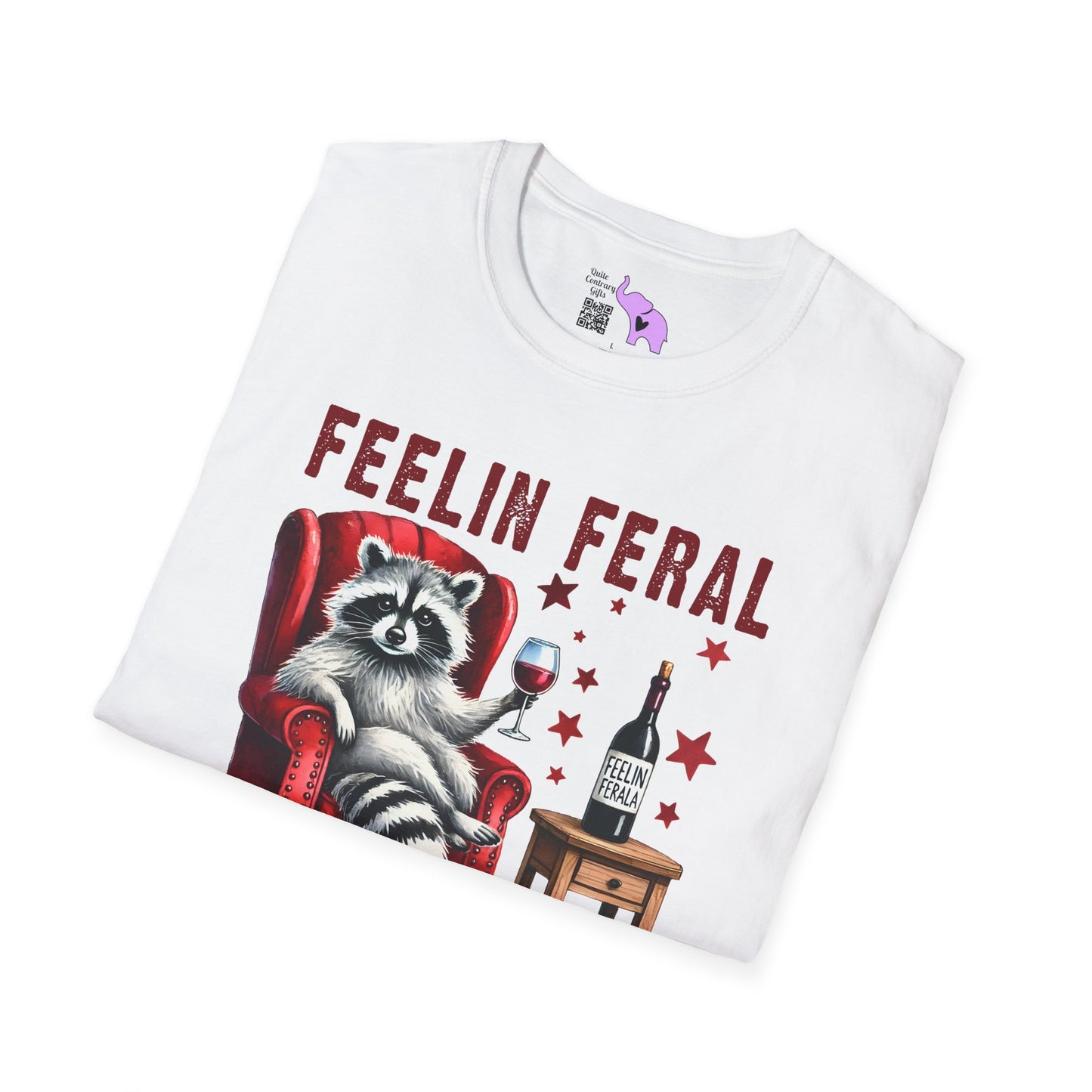 Feelin Feral (Wine) Adult T-shirt