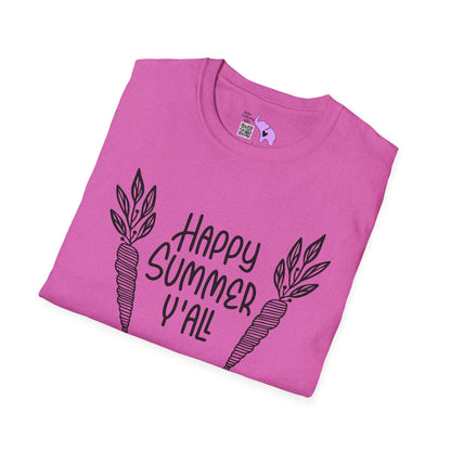 Happy Summer Y'all Adult T-shirt