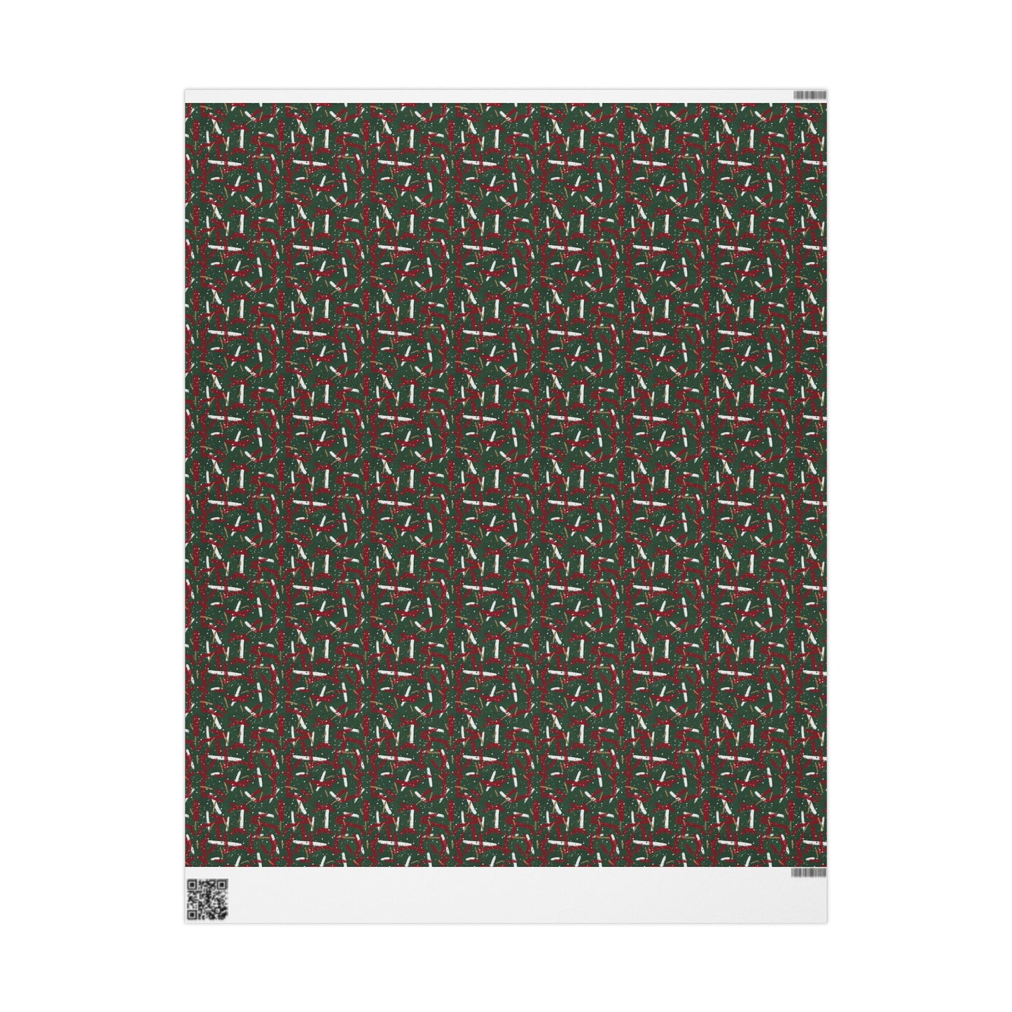 Holiday Brushstrokes Wrapping Paper