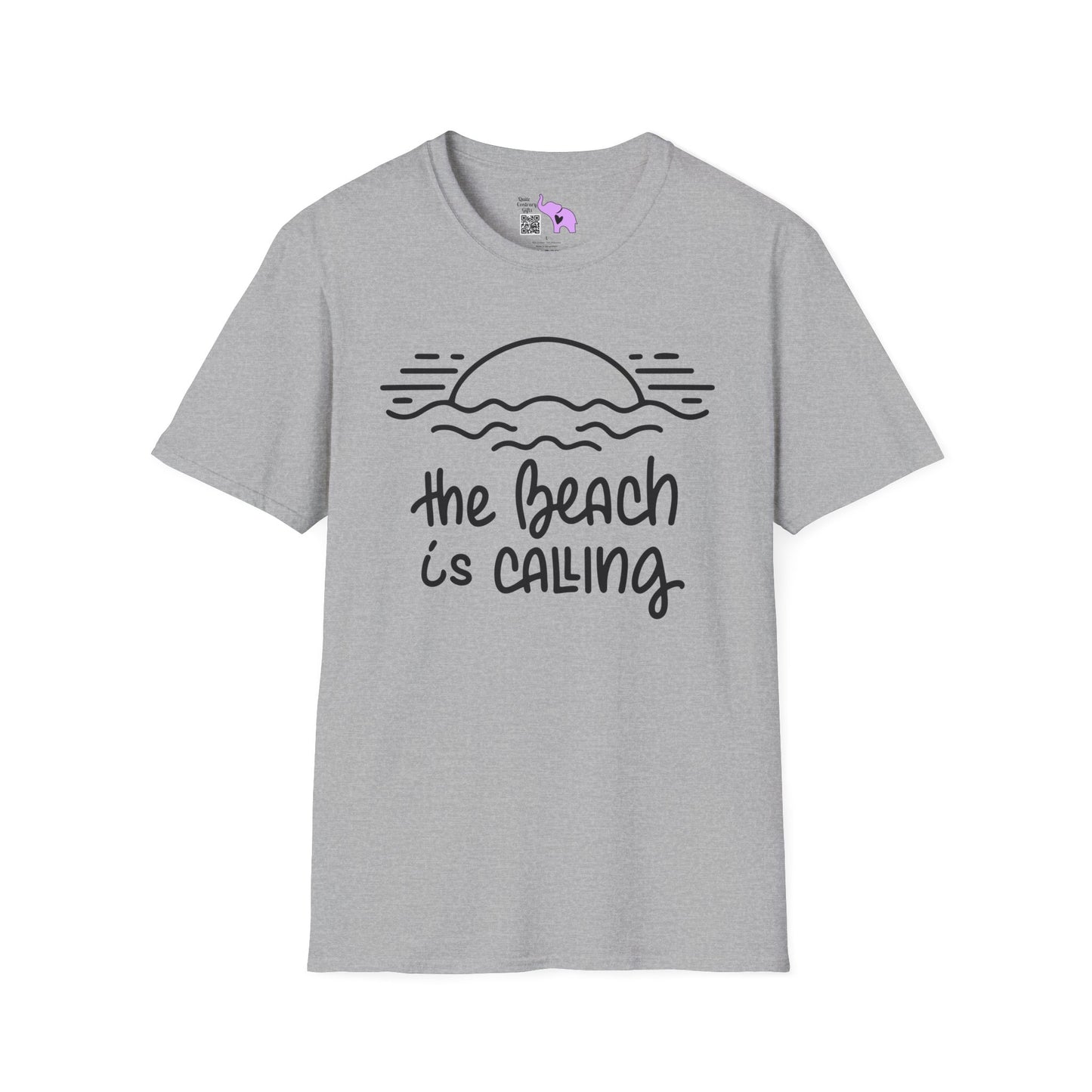 The Beach Is Calling Adult T-shirt