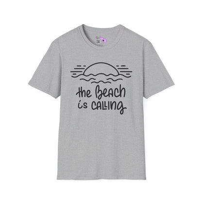 The Beach Is Calling Adult T-shirt