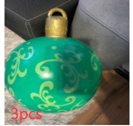 Various Christmas Ornament Inflatable Ball Outdoor PVC 24"(60cm)