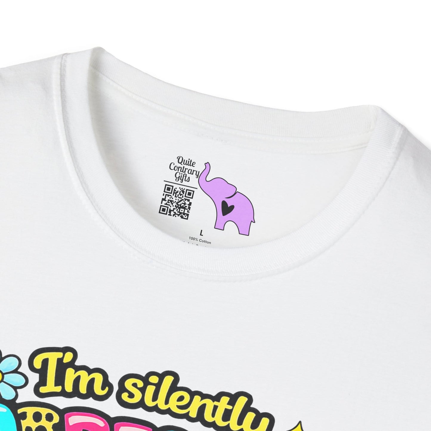 I'm Silently Correcting Your Grammar (Colorful) Adult T-shirt