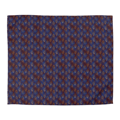 Midnight Gilded Leaves Duvet Bedding Set