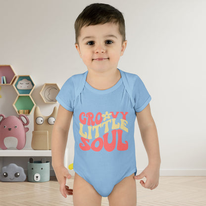 Groovy Little Soul Infant Baby Rib Bodysuit