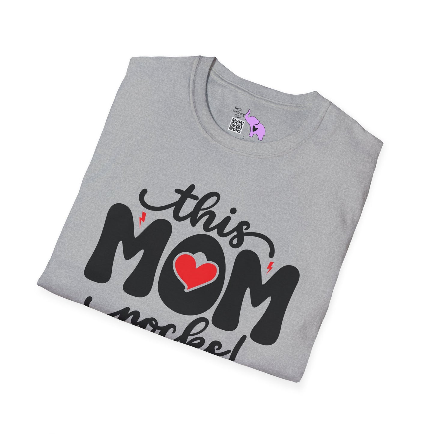 This Mom Rocks Adult T-shirt