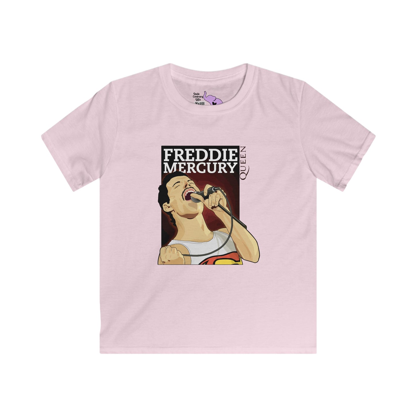 Freddie Mercury Queen Kids Softstyle Tee