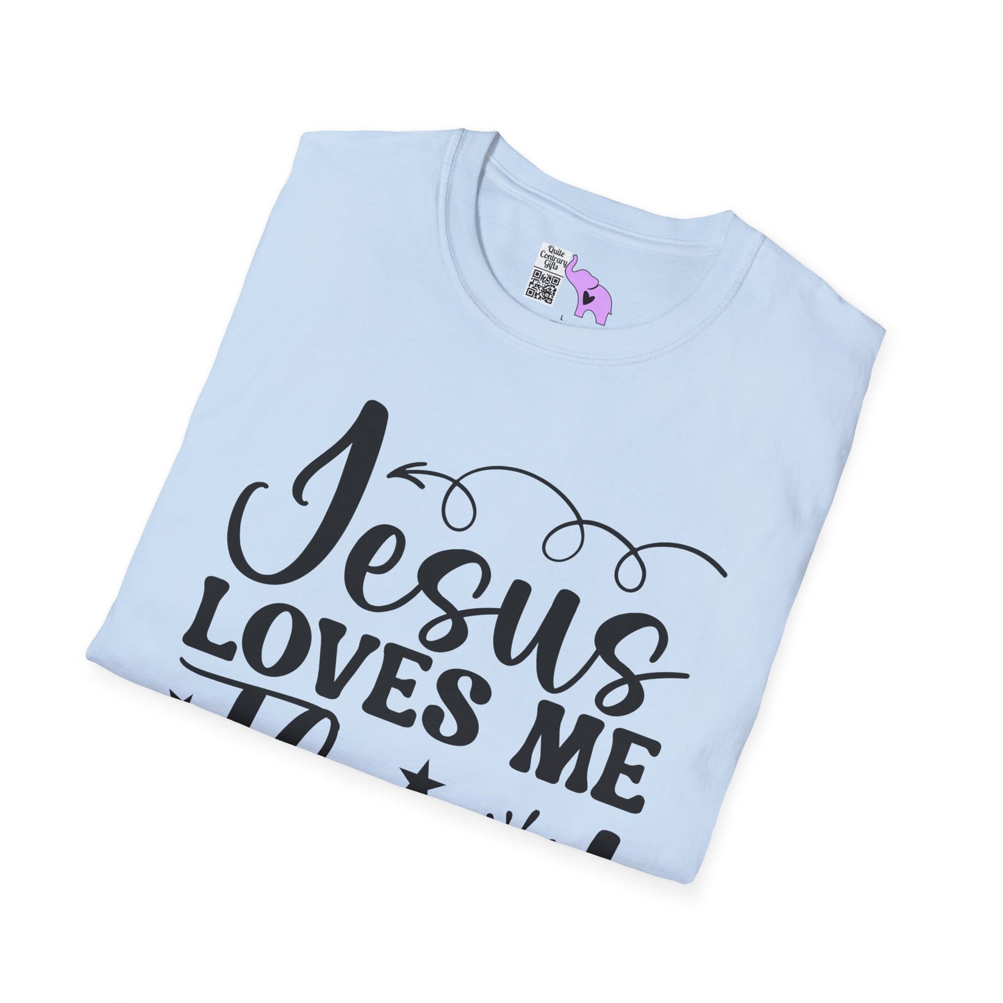 Jesus Loves Me This I Know Adult T-shirt