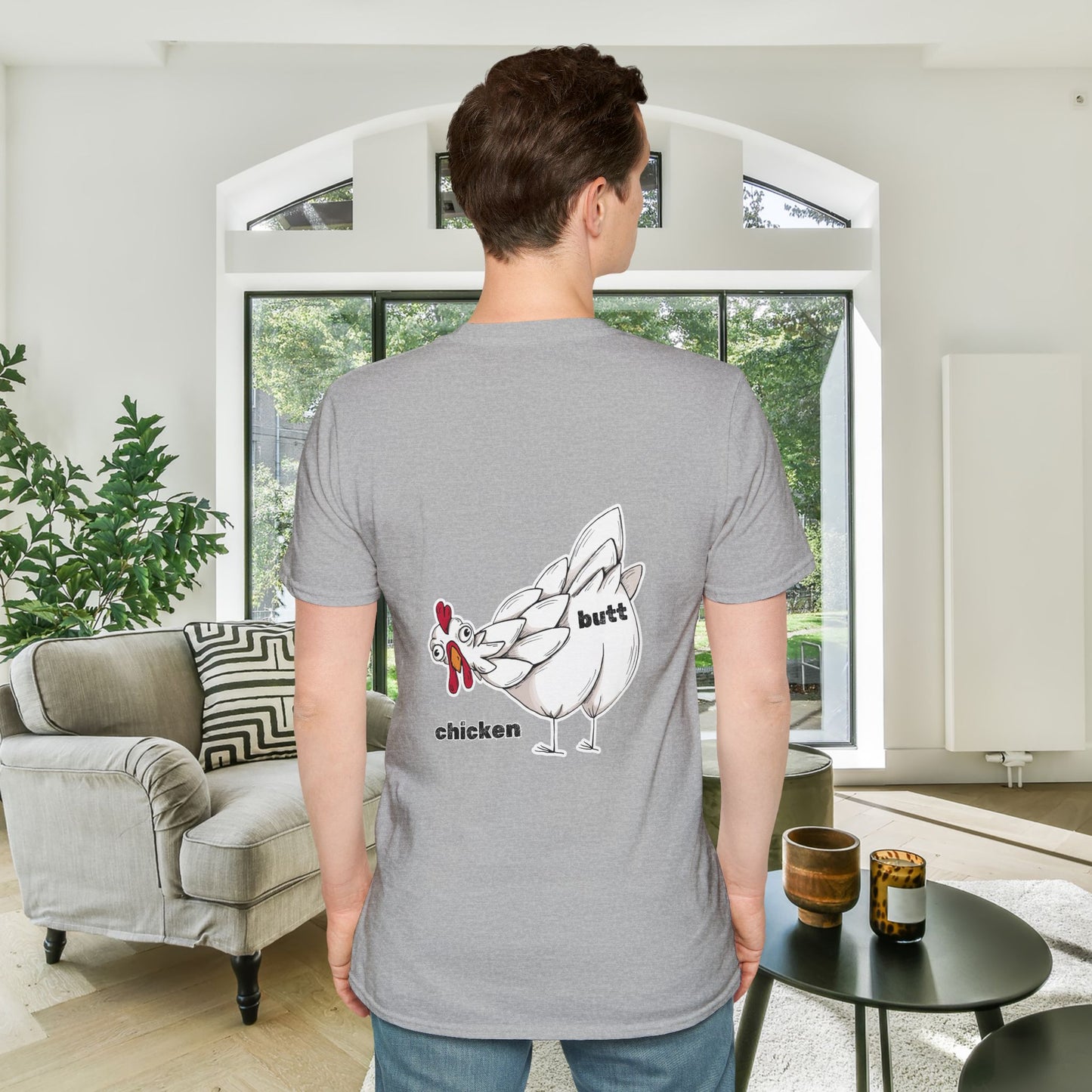 Guess What? Chicken Butt Adult T-shirt