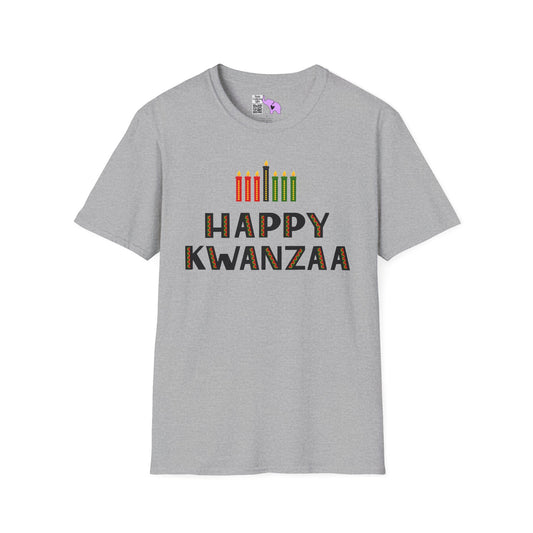Happy Kwanzaa (Kinara) Adult T-shirt
