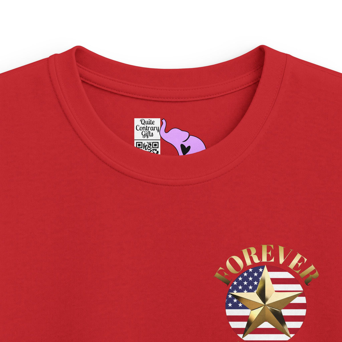 Gold Star Brother Forever Proud Youth Softstyle Tee