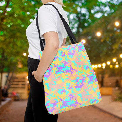 Dreamsicle Camo Canvas Tote Bag