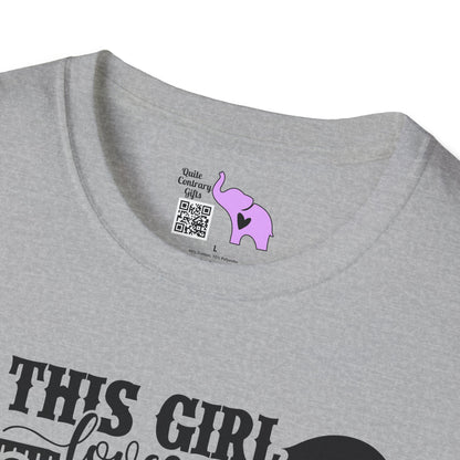 This Girl Loves Country Music Adult T-shirt