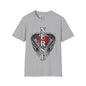 Nurse Heart & Angel Wings Adult T-shirt