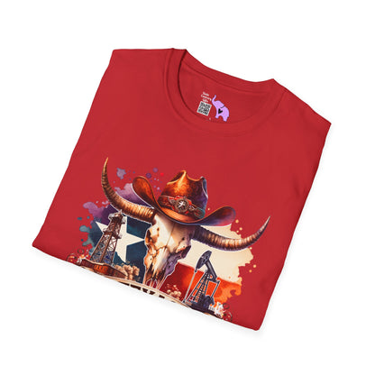 Texas Oil Rigs Adult T-shirt
