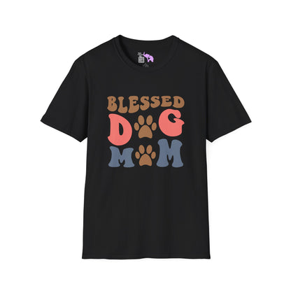 Blessed Dog Mom Adult T-shirt