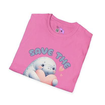 Save The Floaty Potatoes (Manatee) Adult T-shirt