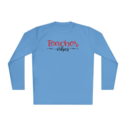 Teacher Vibes Adult Long Sleeve Tee