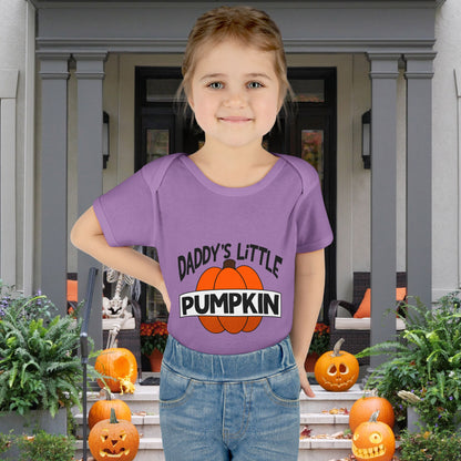 Daddy's Little Pumpkin Infant Baby Rib Bodysuit