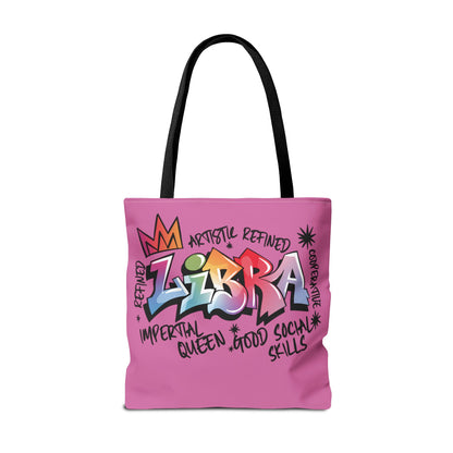 Libra Street Art Canvas Tote Bag
