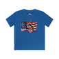 Distressed American Flag Youth Softstyle Tee