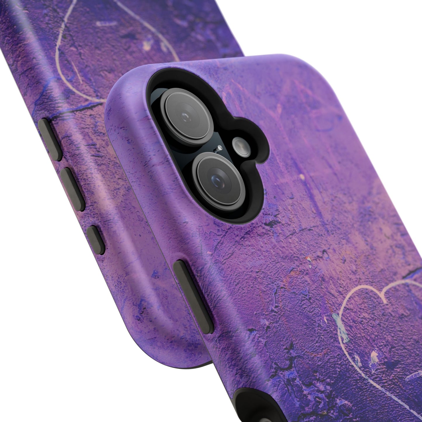 Purple Heart Wall MagSafe® Compatible Tough Case for iPhone