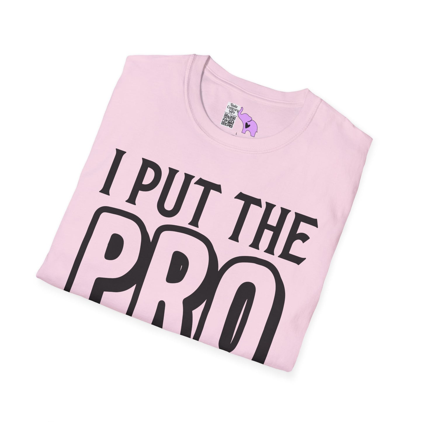 I Put The Pro in Procrastinate Adult T-shirt