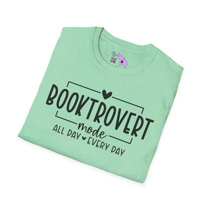 Booktrovert Mode All Day Every Day Adult T-shirt