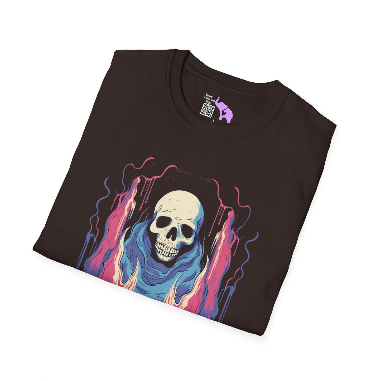 Creepy Ghost 2 Adult T-shirt