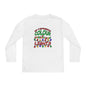 My Favourite Colour Is Christmas Lights Youth Long Sleeve Tee