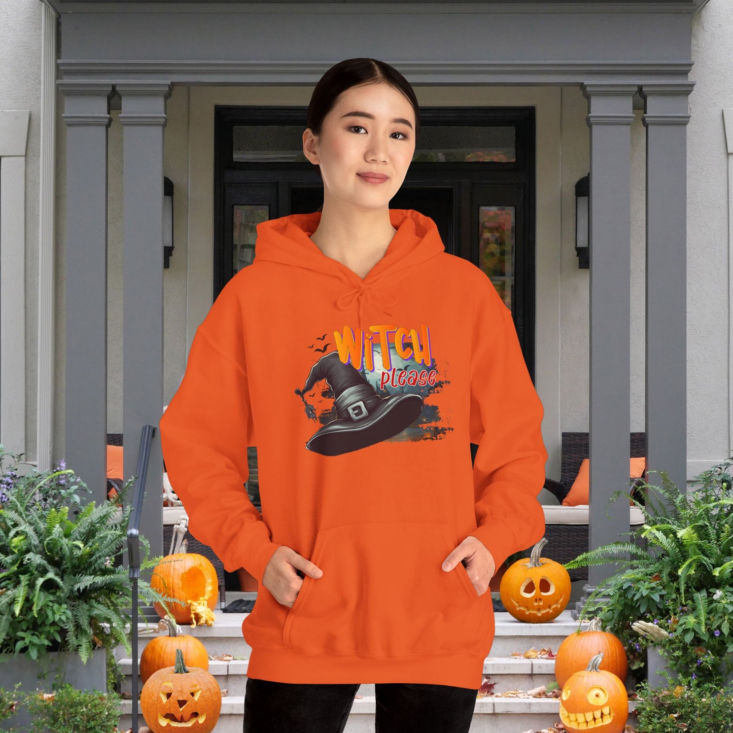 Witch Please Heavy Blend™ Hooded Sweatshirt