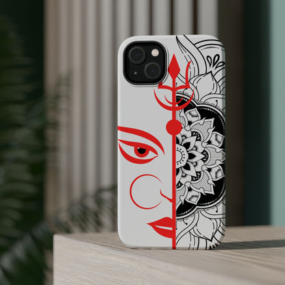Goddess Durga Mata w/Manala MagSafe® Compatible Tough Case for iPhone