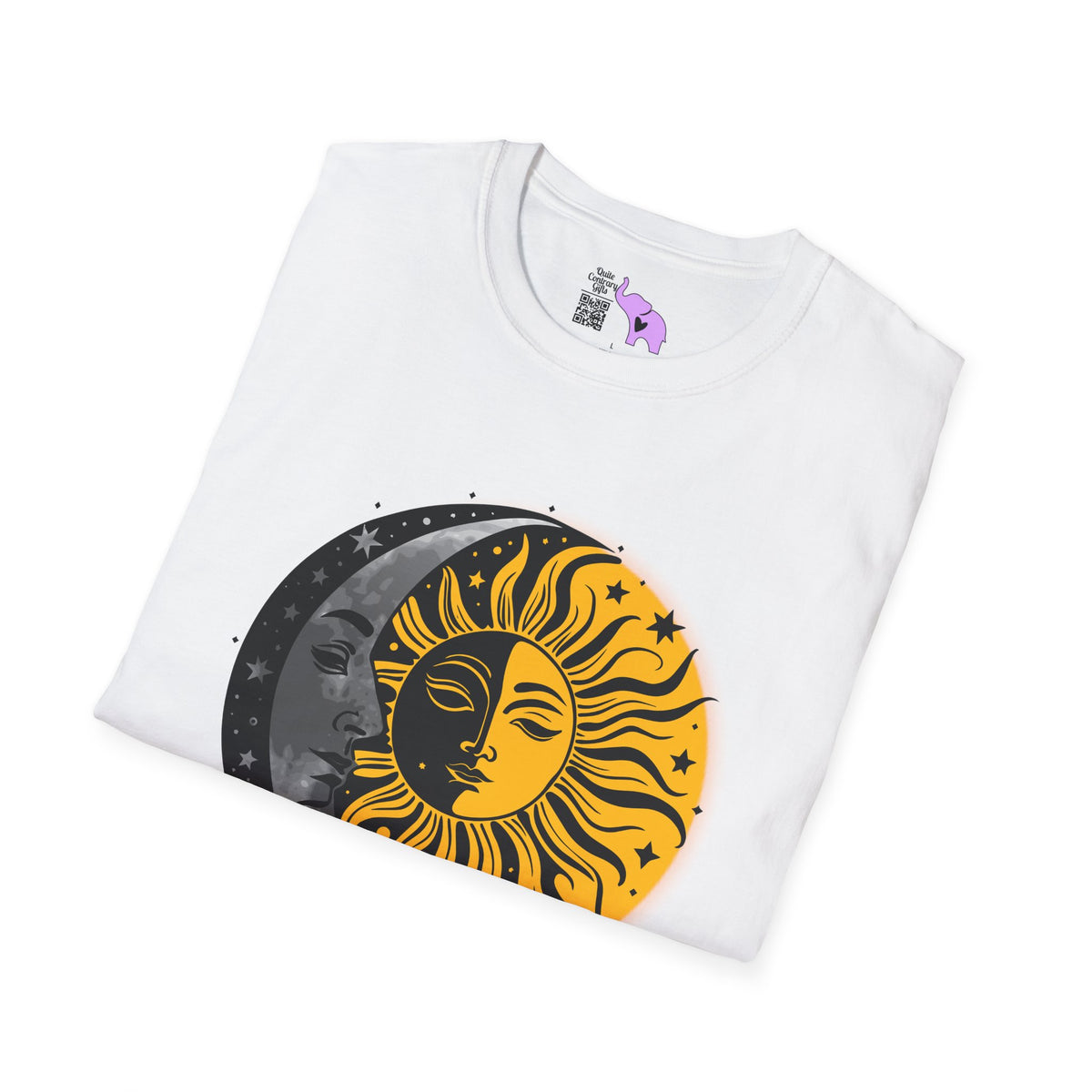 Sun Moon Stars Adult T-shirt
