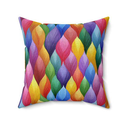 Vivid Vortex Throw Pillow