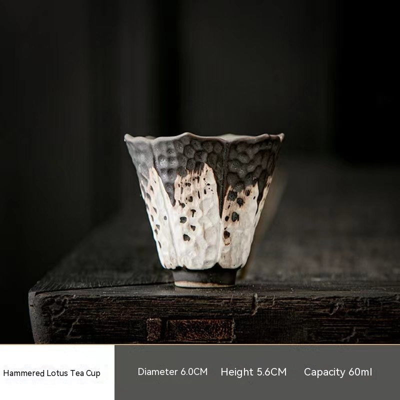 Ceramic Stoneware Lotus Teacup