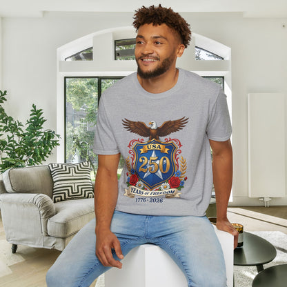 USA 250 Years of Freedom Adult T-shirt