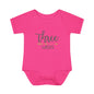Golden Arrow Milestone Baby Bodysuit-Three Weeks