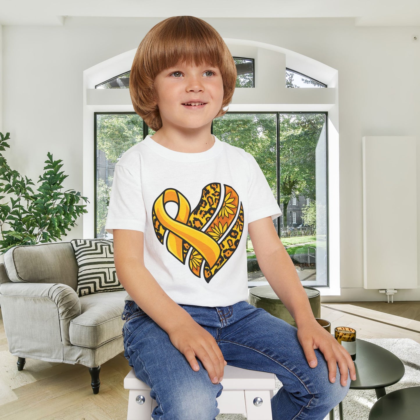Little Warriors Heart Heavy Cotton™ Toddler T-shirt