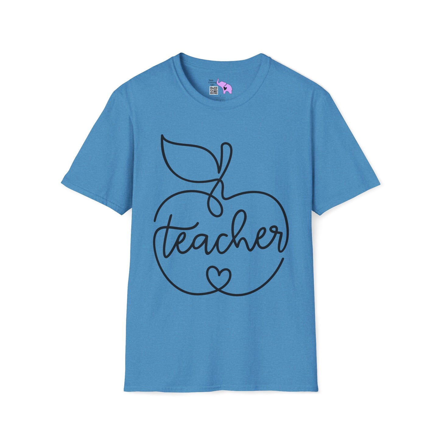 Teacher w/Apple Adult T-shirt