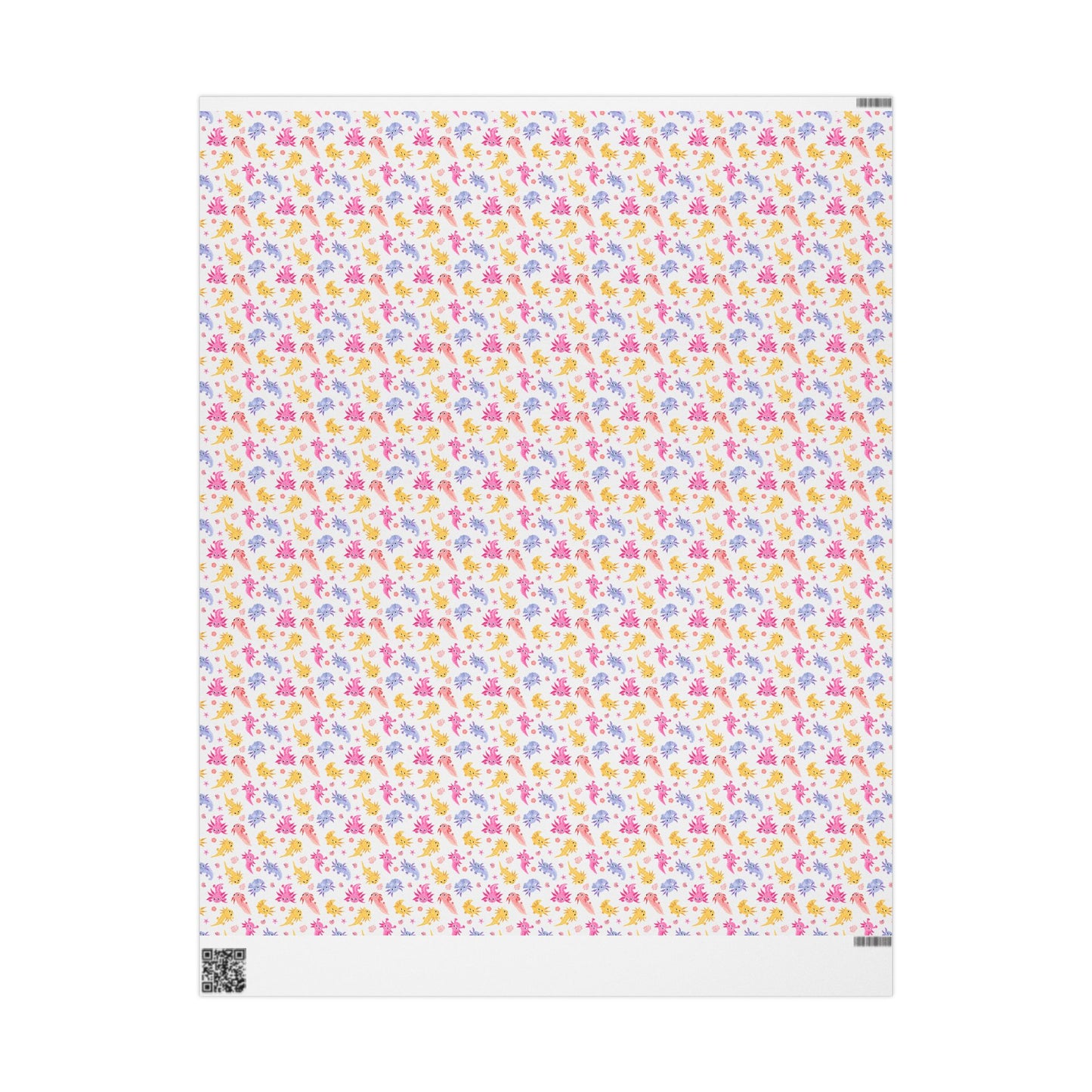 Axolotl Whimsy Wrapping Paper